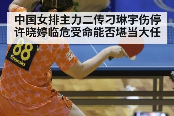 中国女排主力二传刁琳宇伤停 许晓婷临危受命能否堪当大任